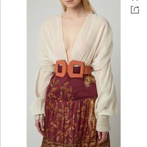 New Johanna Ortiz Dancing Queen Belt in Neutral